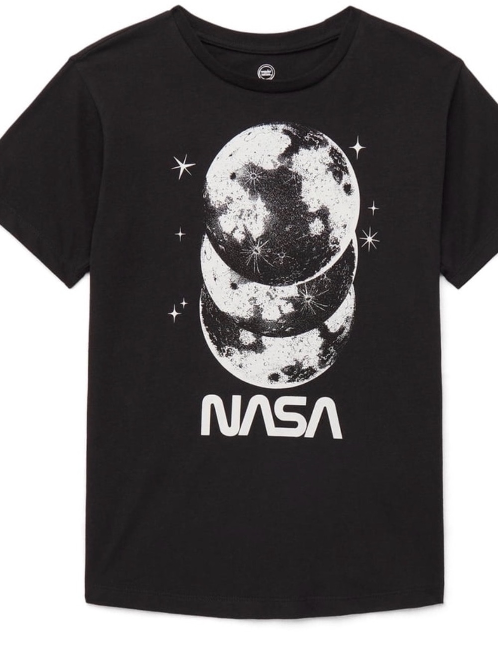 Black Graphic Kids T‑Shirt